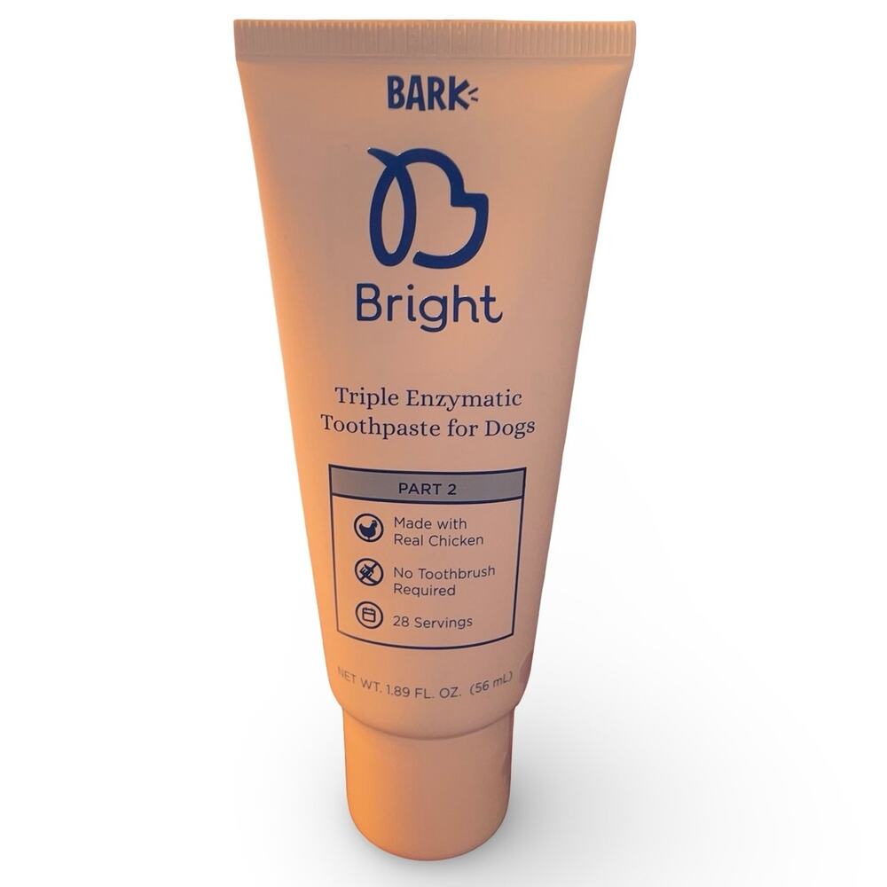Bark Bright Dental Gel for Dogs Pup Pet Toothpaste 1.9 oz